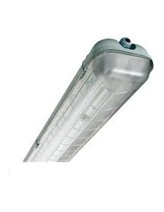 Interelec 402951 Liston Estanco Led 60 Cm 2 X    9w Sin Tub.o Blanco (lumenac Marea 18w20w) Acrilico (400984)