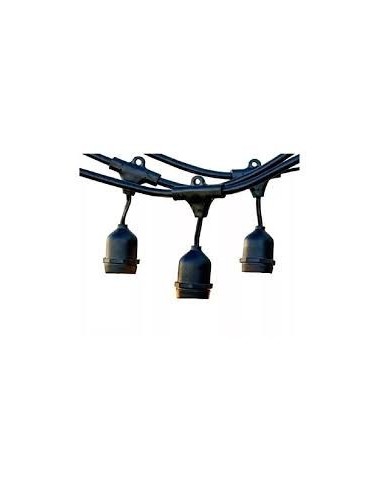Interelec 403158 Guirnalda Ip65 15.0mts 30 Portalamparas (2 X 1.0)