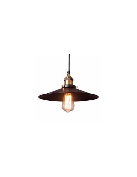 Interelec 403062 Colgante Metalico Chico Negro E27 (403081)