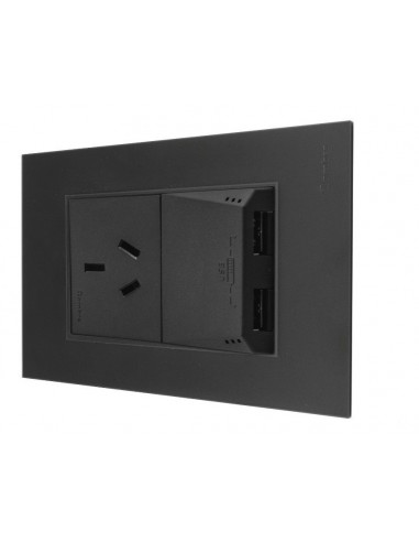 Cambre 7960  Mod  Toma Usb  2 X 3.1a            Gris    S.xxi  / S.xxii / Bauhaus - -