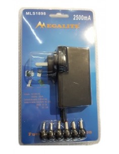 Megalite Mls1898   Fuente 3-7v  2500ma. Multivoltaje   90 - Switching 2