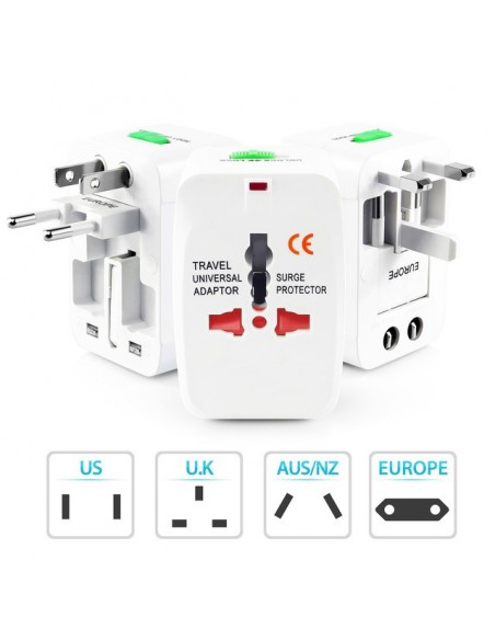 Adaptadora Viajero   220 / 110v / Schuko / Aleman (ficha)
