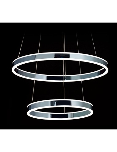 Magnalum Oxd8815/40+60 Rebeca  Colgante Cromo 0,40 X 1,80 120w Led