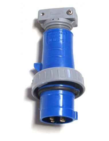 * Steck H3076w Ficha Macho 3x 16a...