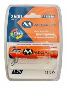 Megalite P18650 Bateria 3... 2