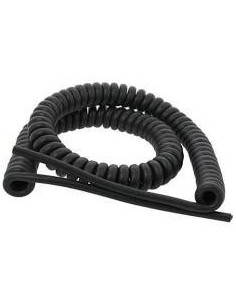 Cable Espiralado Taller Largo 69/200cm   3 X   0.75    Negro   0.80 2