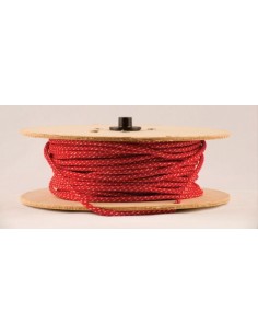 Mts. Cable Textil ___t  2  X   0.75  Rojo Y Blanco 2