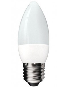 Macroled C37_____ E27   6.0w/3000k Vela Calida 520lm Lampara Led (interelec 401985 402965) 2