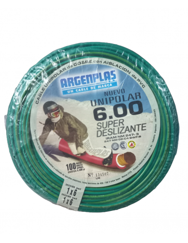 Argenplas U6vea Mts. Cable 1 X 6.00...