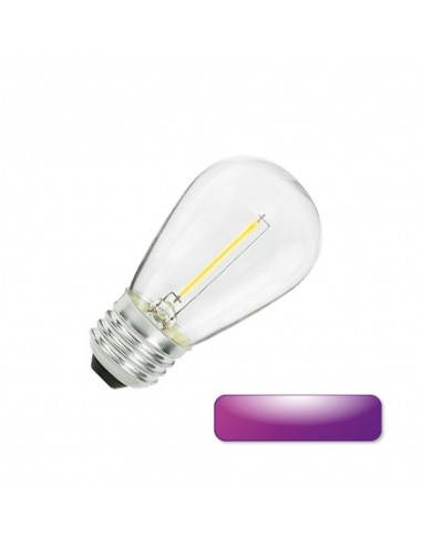 Interelec 404514 S14 E27 Led Violeta...