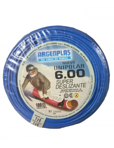 Argenplas U6ce Mts. Cable 1 X 6.00...