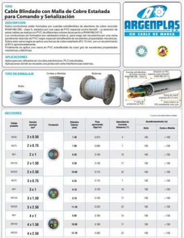 * Argenplas M41 Mts. 4 X 1 Taller...