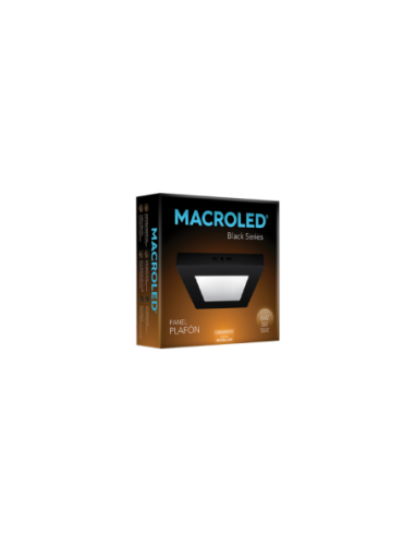 Macroled Npc06ww Plafon Led Negro...