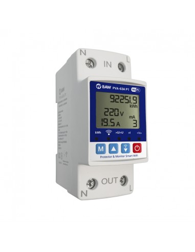 Baw Pva-63a P1 Smart Wifi Din...